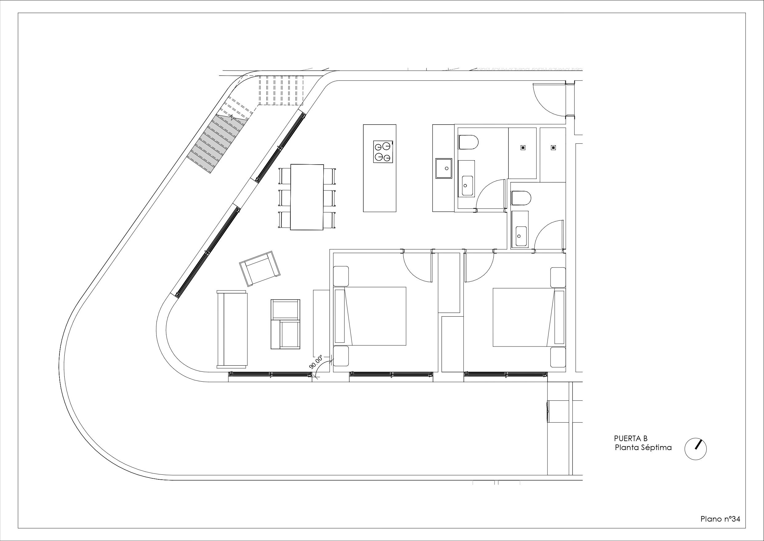 Aerial view of the new-build development and surrounding coastline, Calpe