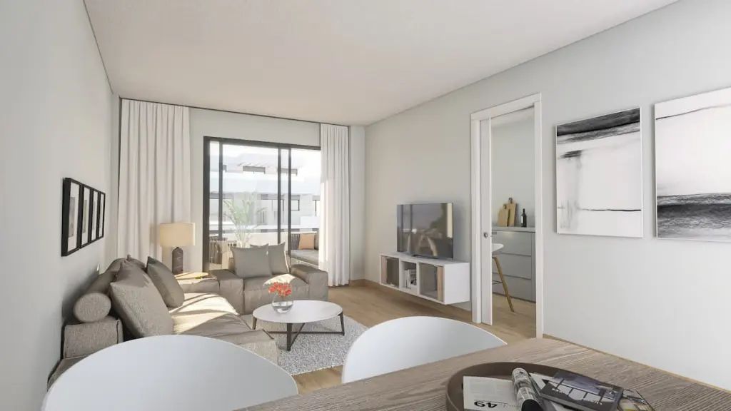Double bedroom in 3-bedroom new-build penthouse, Las Flores, Mijas