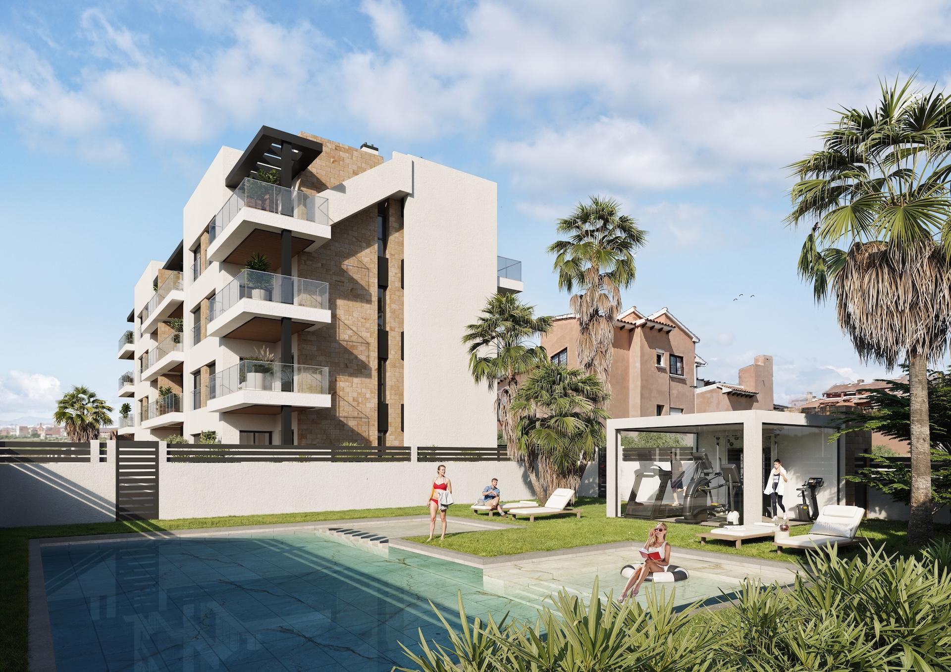 Private terrace or solarium in new-build penthouse, Zona los Frutales