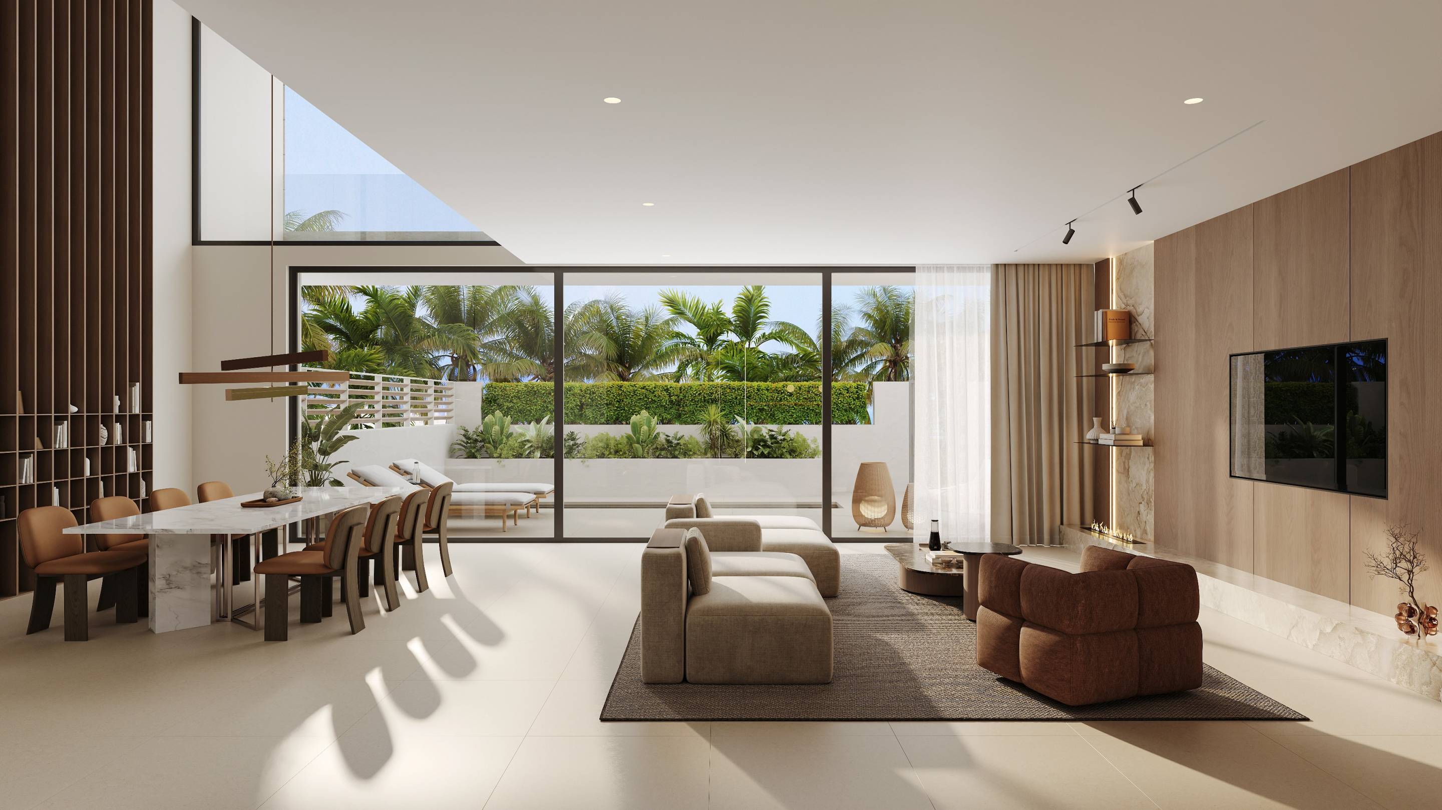 Rooftop solarium terrace in 6-bedroom new-build villa, San Pedro, Marbella
