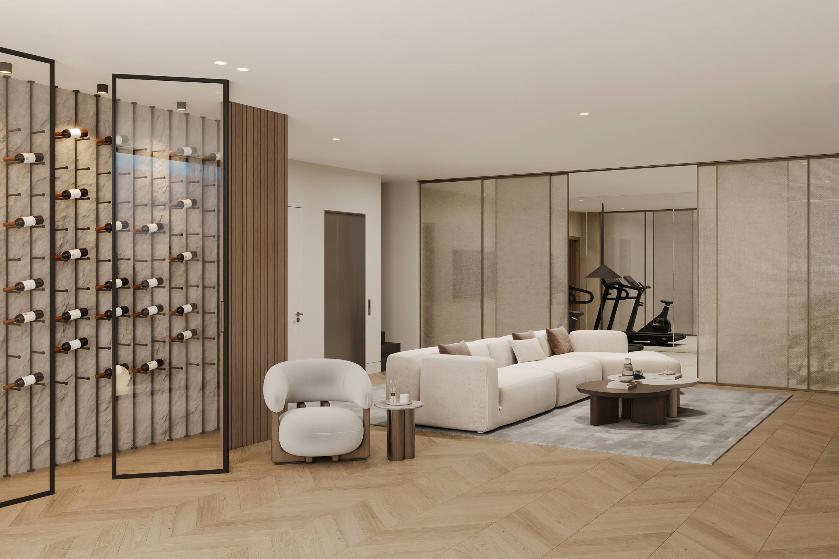 Ground-floor terrace with garden in new-build villa, San Pedro, Marbella