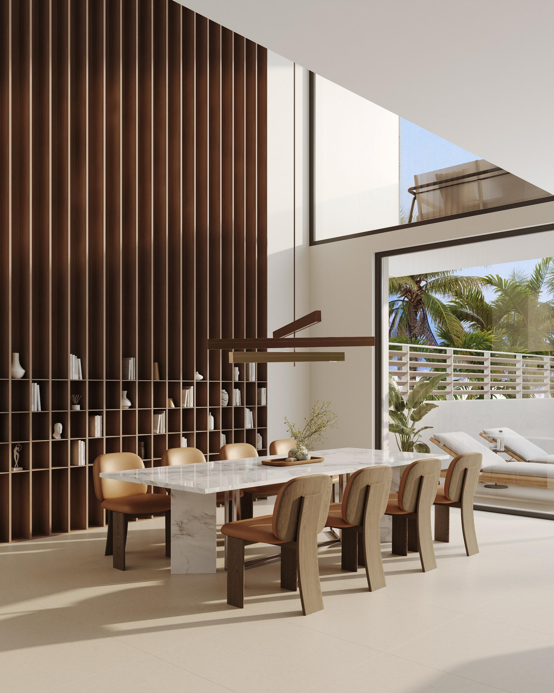 Kitchen with integrated appliances in new-build villa, San Pedro, Marbella