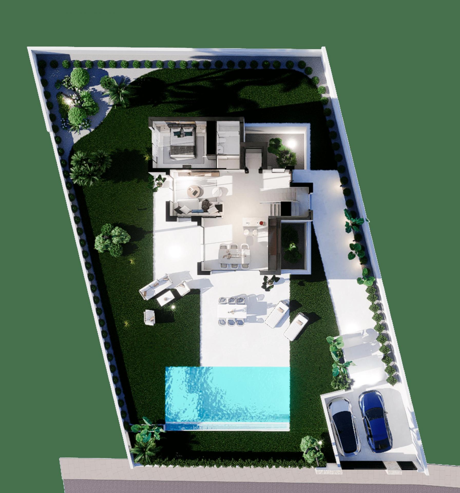 Master bedroom in new-build villa, Balcón de Finestrat, Finestrat