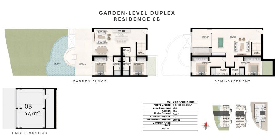 Interior living area in 4-bedroom new-build villa, Marbella Club, Marbella
