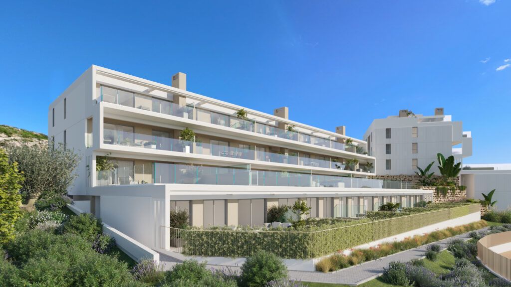 Communal garden area in new-build development, Bel-Air-Cancelada-Saladillo, Estepona
