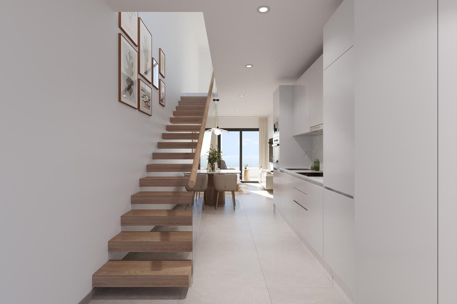 Double bedroom with built-in wardrobes in penthouse, Centro, Torrevieja