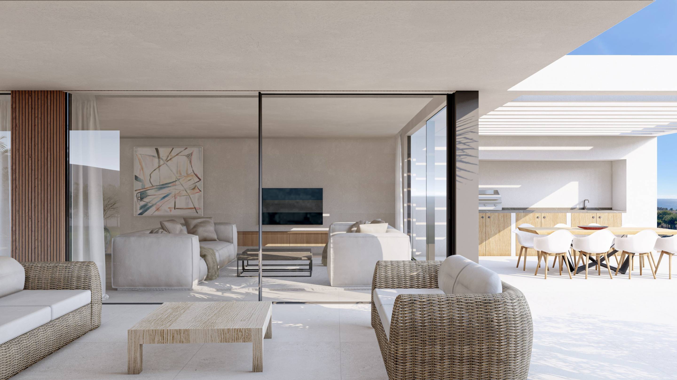 Bedroom 3 in new-build villa, Bahia de las Rocas, Manilva