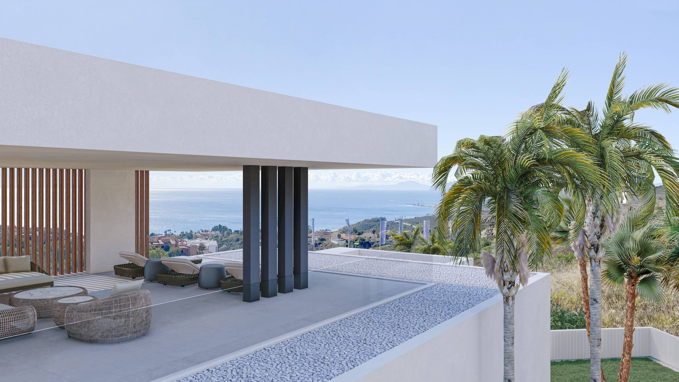 Staircase inside 4-bedroom villa, Bahia de las Rocas, Manilva