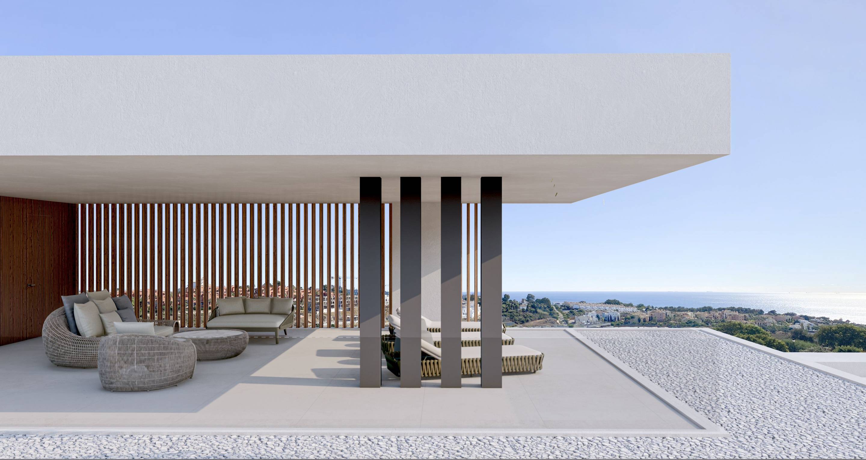 Dining room in 4-bedroom villa, Bahia de las Rocas, Manilva