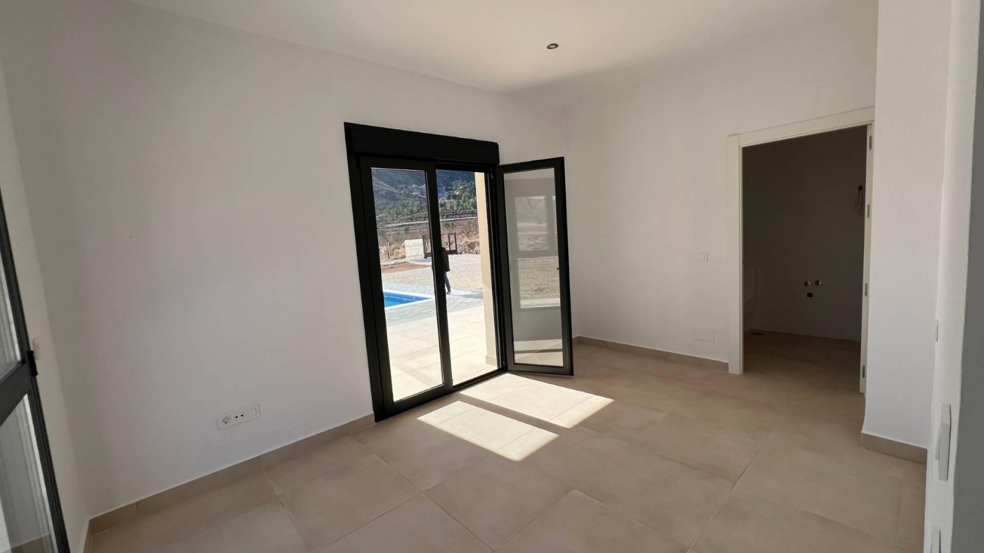 Second bedroom in new-build villa, Hondón de las Nieves, Alicante