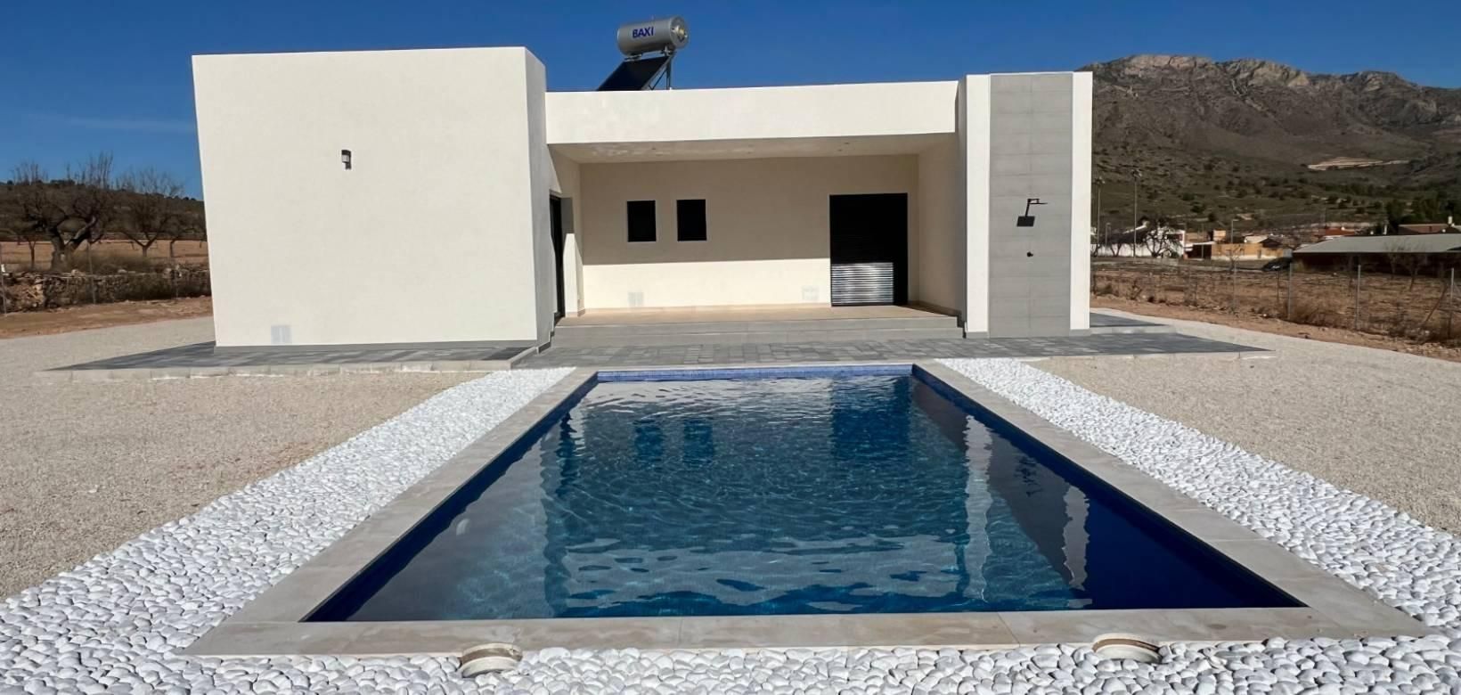 Valley and mountain views from new-build villa plot, Hondón de las Nieves