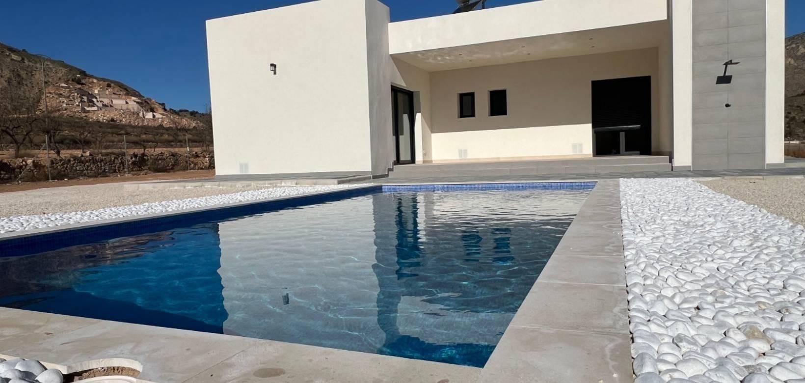 Developer floor plans for new-build villa in Hondón de las Nieves