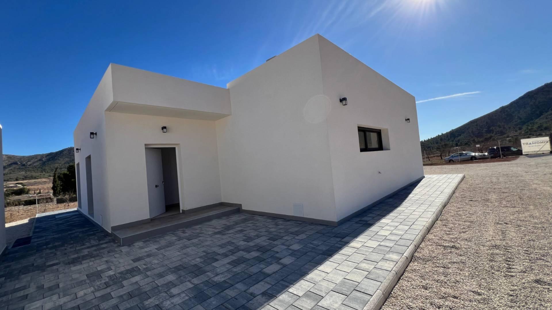 Open land surrounding new-build villa plot in Hondón de las Nieves