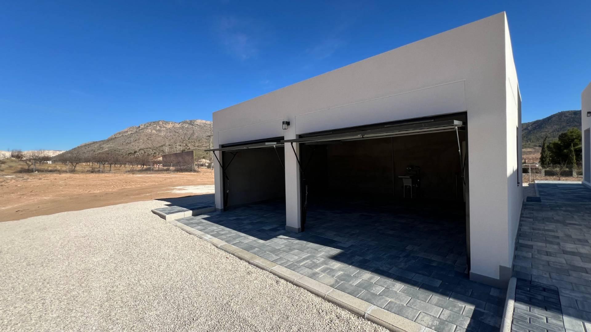Living area in 3-bedroom new-build villa, Hondón de las Nieves