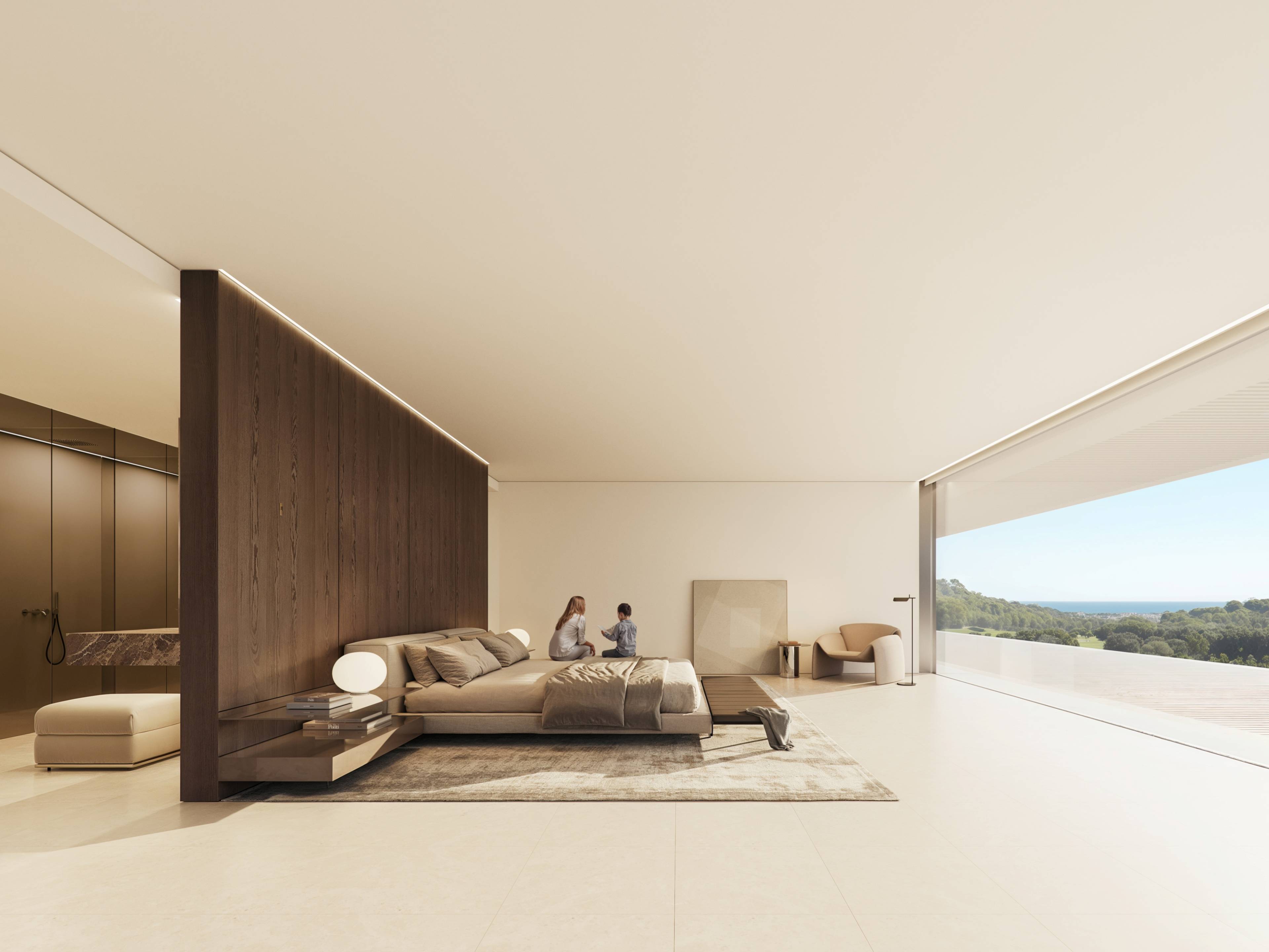 Double bedroom in 6-bedroom new-build villa, Sotogrande Alto, Sotogrande