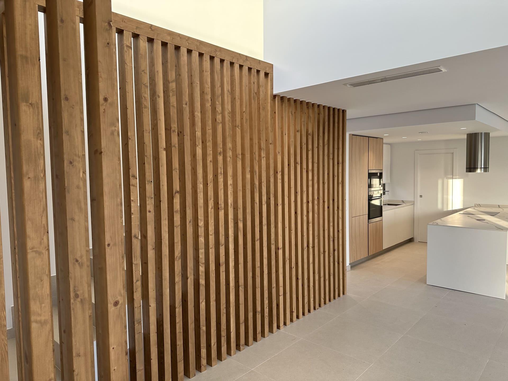 Side elevation of 4-bedroom new-build villa, Finestrat Hills
