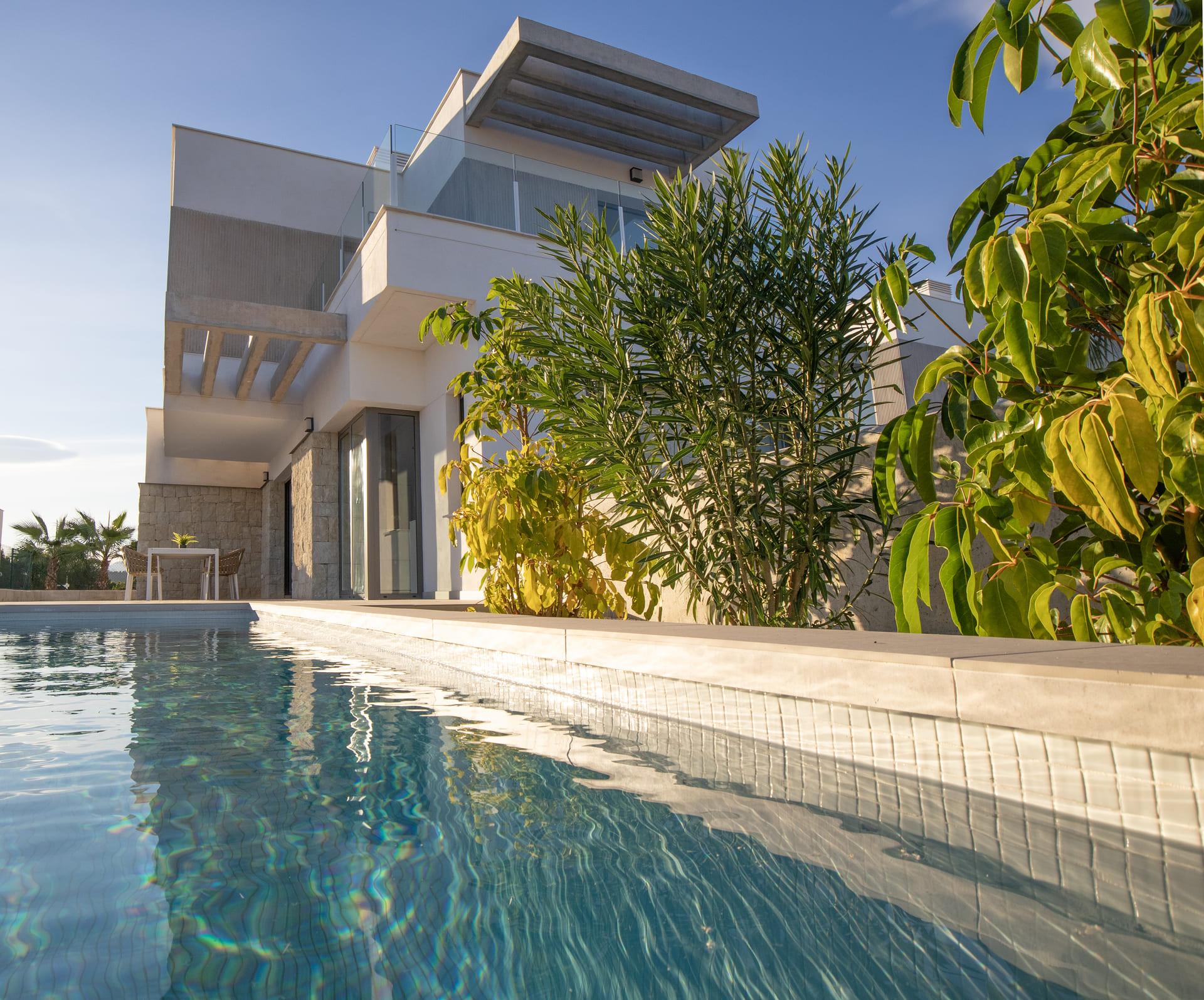 Third bedroom with built-in wardrobe storage, new-build villa, Finestrat Hills