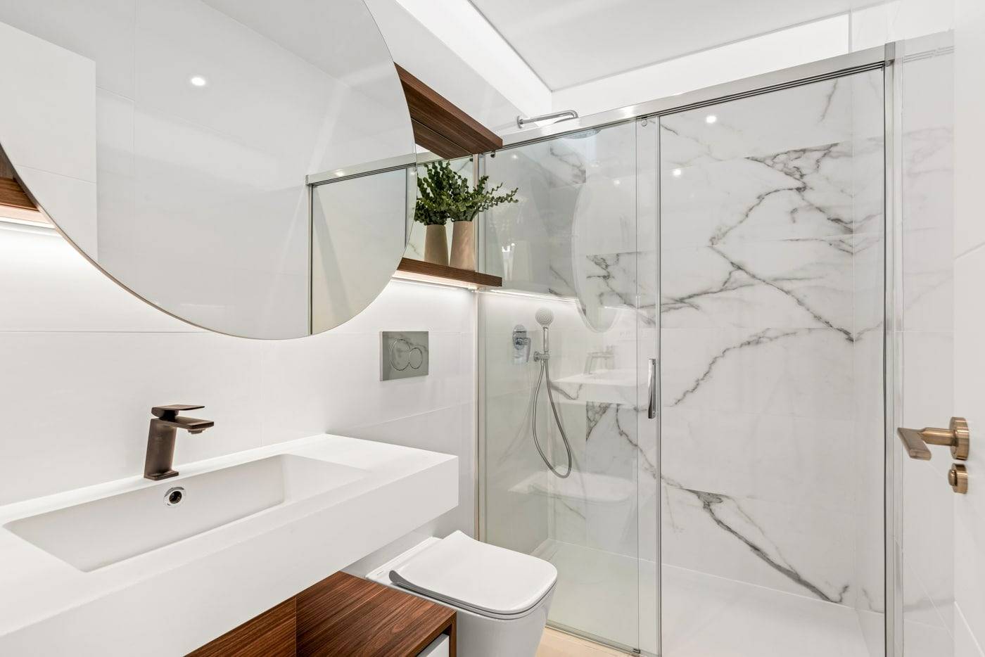 Property entrance and access path, new-build villa, Pueblo Bravo, Ciudad Quesada