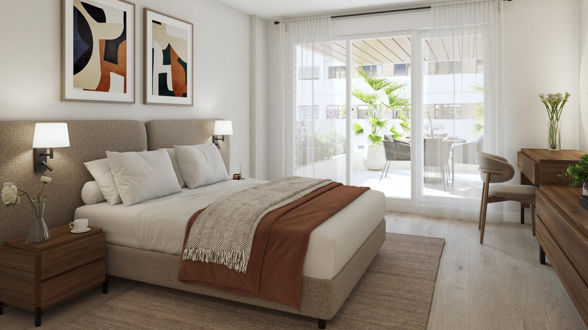 Terrace area of 4th-floor penthouse in El Saltillo, Torremolinos