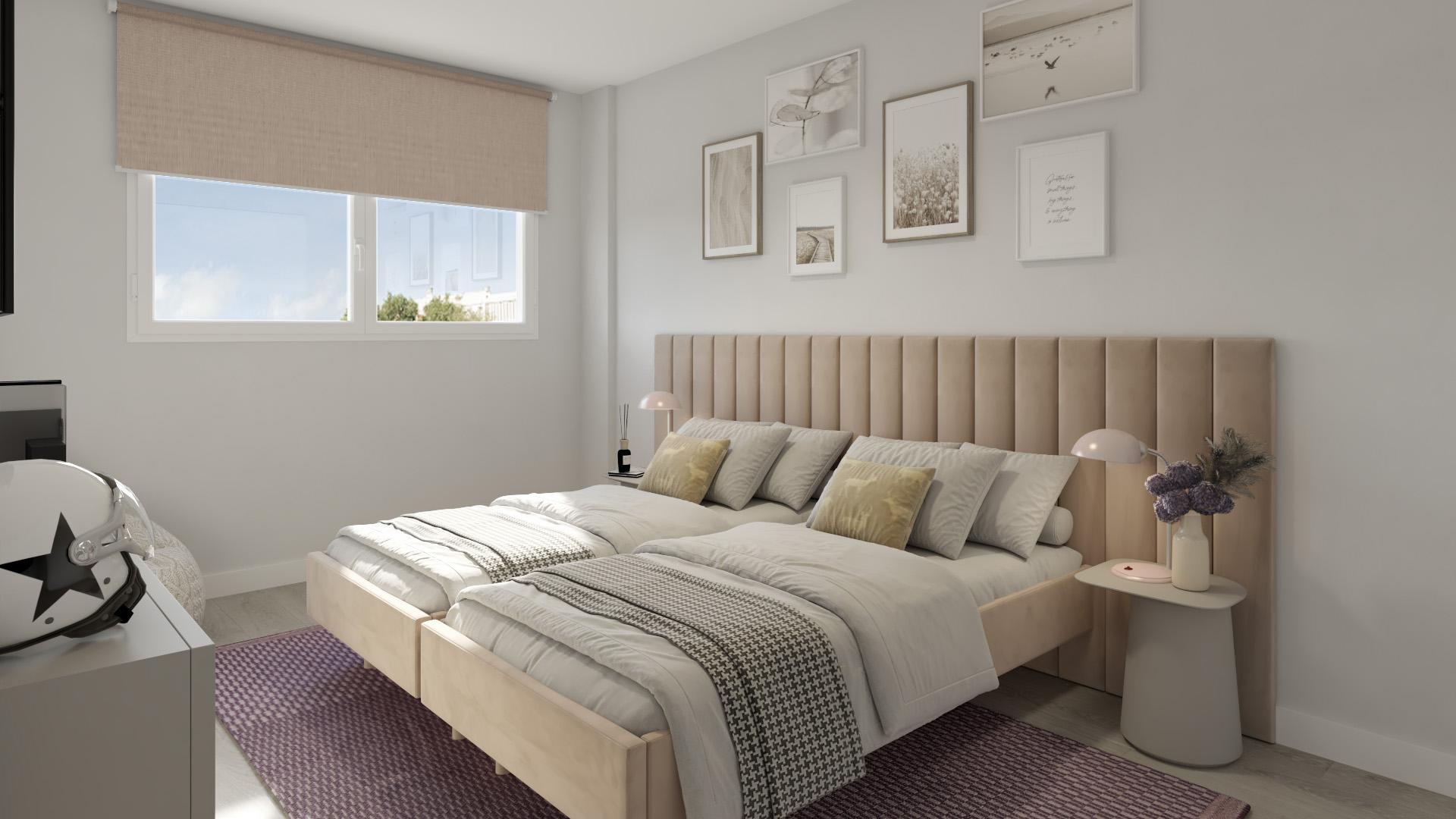 Second bathroom in 3-bedroom new-build penthouse, El Saltillo, Torremolinos
