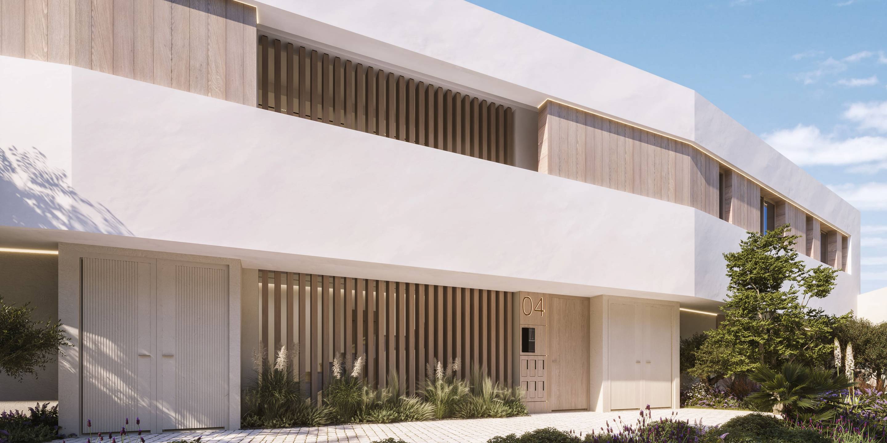 Communal pool area, Los Almendros development, Benahavis