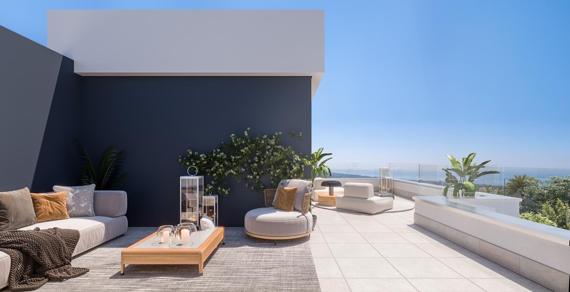 Third bedroom in 143m2 new-build apartment, Alto de los Monteros, Marbella