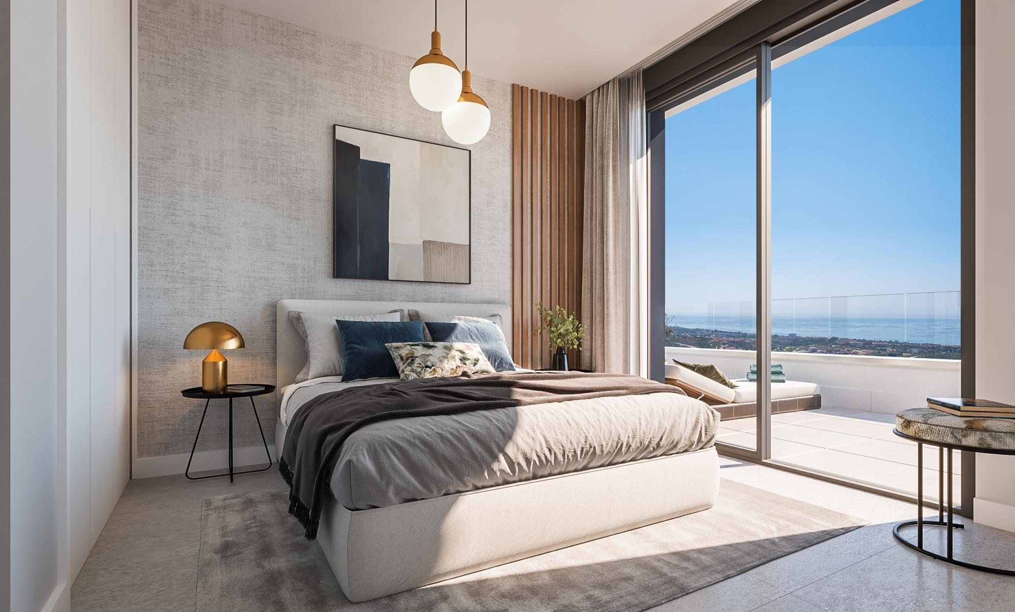 Second bathroom in top-floor new-build apartment, Alto de los Monteros, Marbella