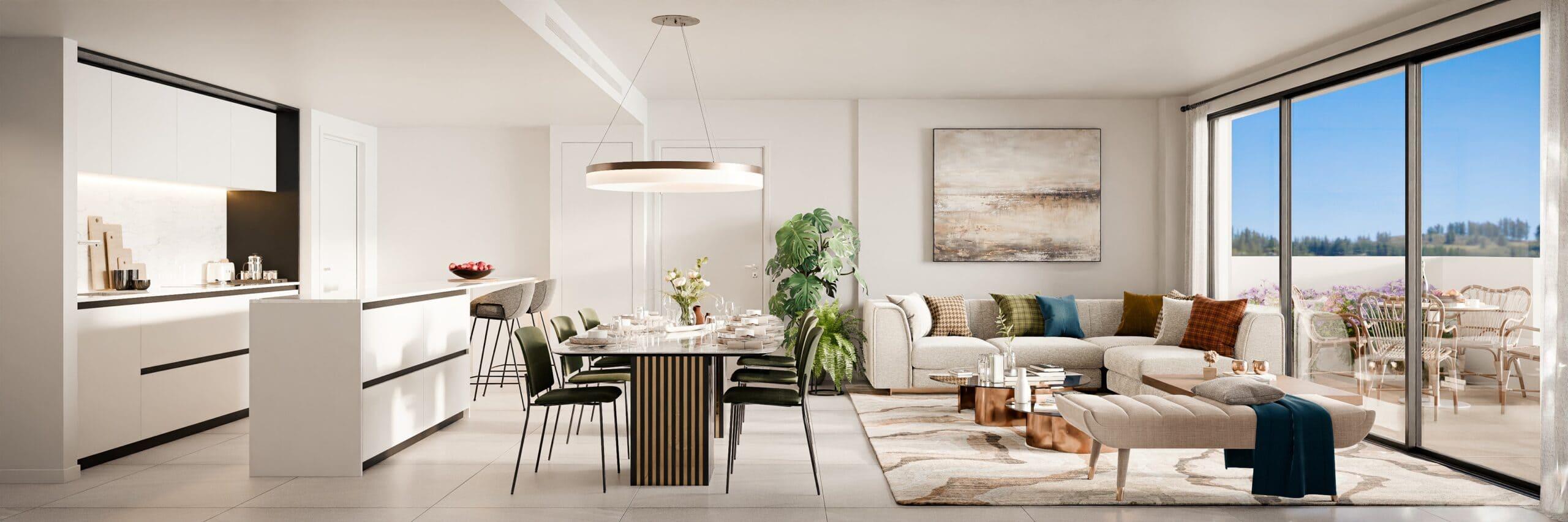 Main bedroom with fitted furniture in 3-bedroom new-build apartment, Alto de los Monteros