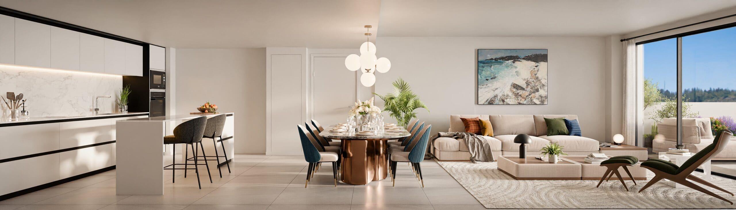 Second bedroom in first-floor new-build apartment, Alto de los Monteros, Marbella