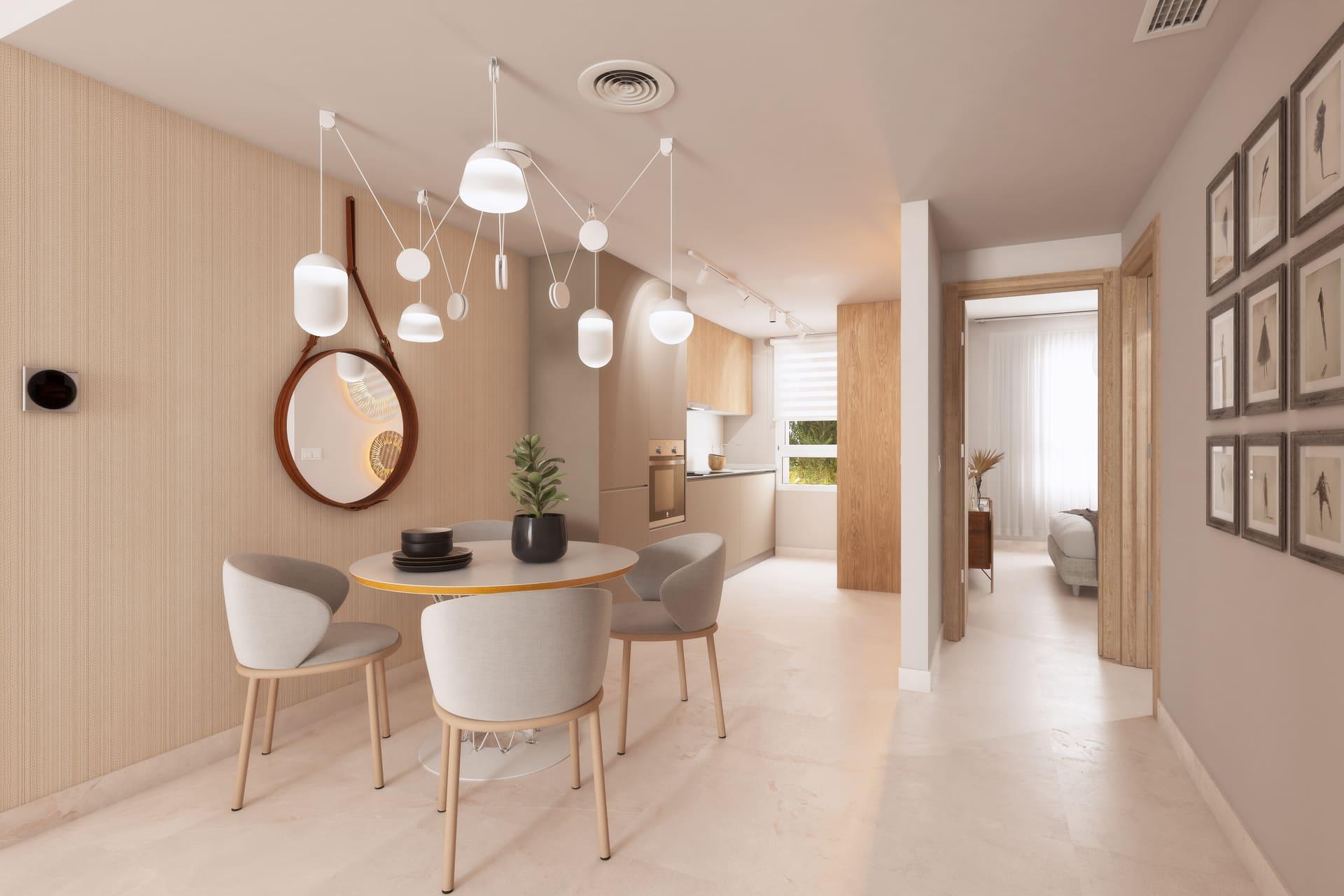 En-suite bathroom in first-floor new-build apartment, Estepona Golf, Estepona