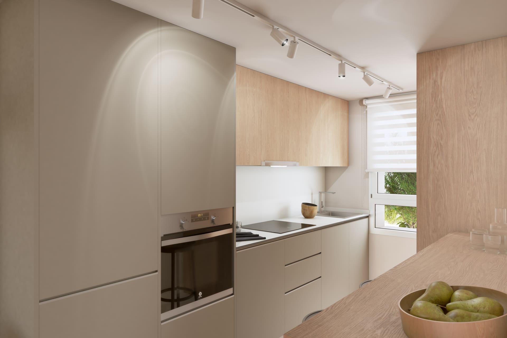 Hallway and entrance area in 2-bedroom new-build apartment, Estepona Golf