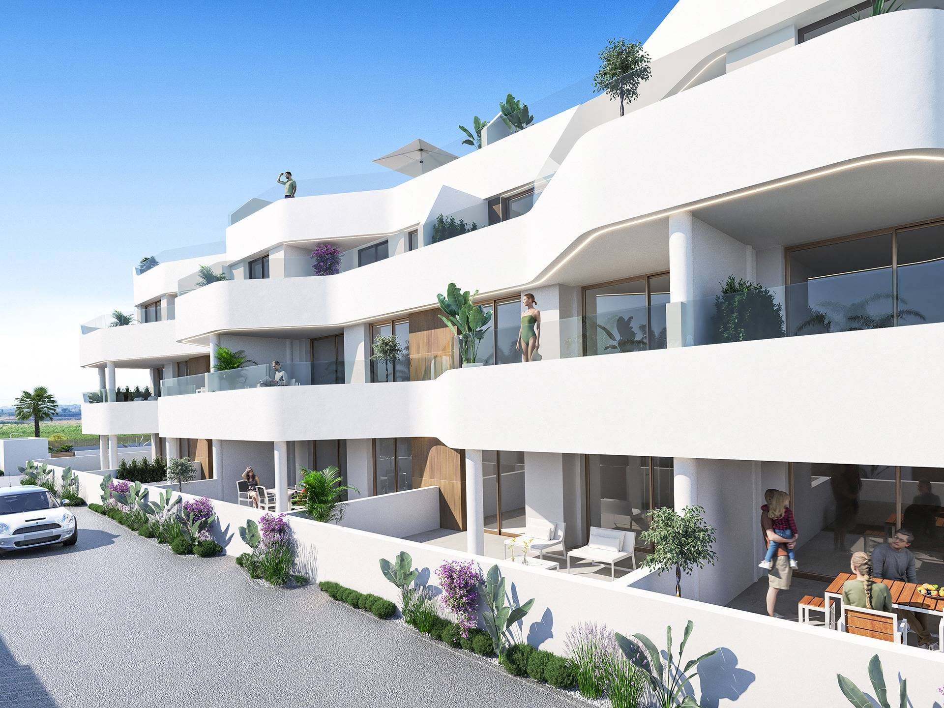 Open-plan living area in 3-bedroom villa, Los Dolores