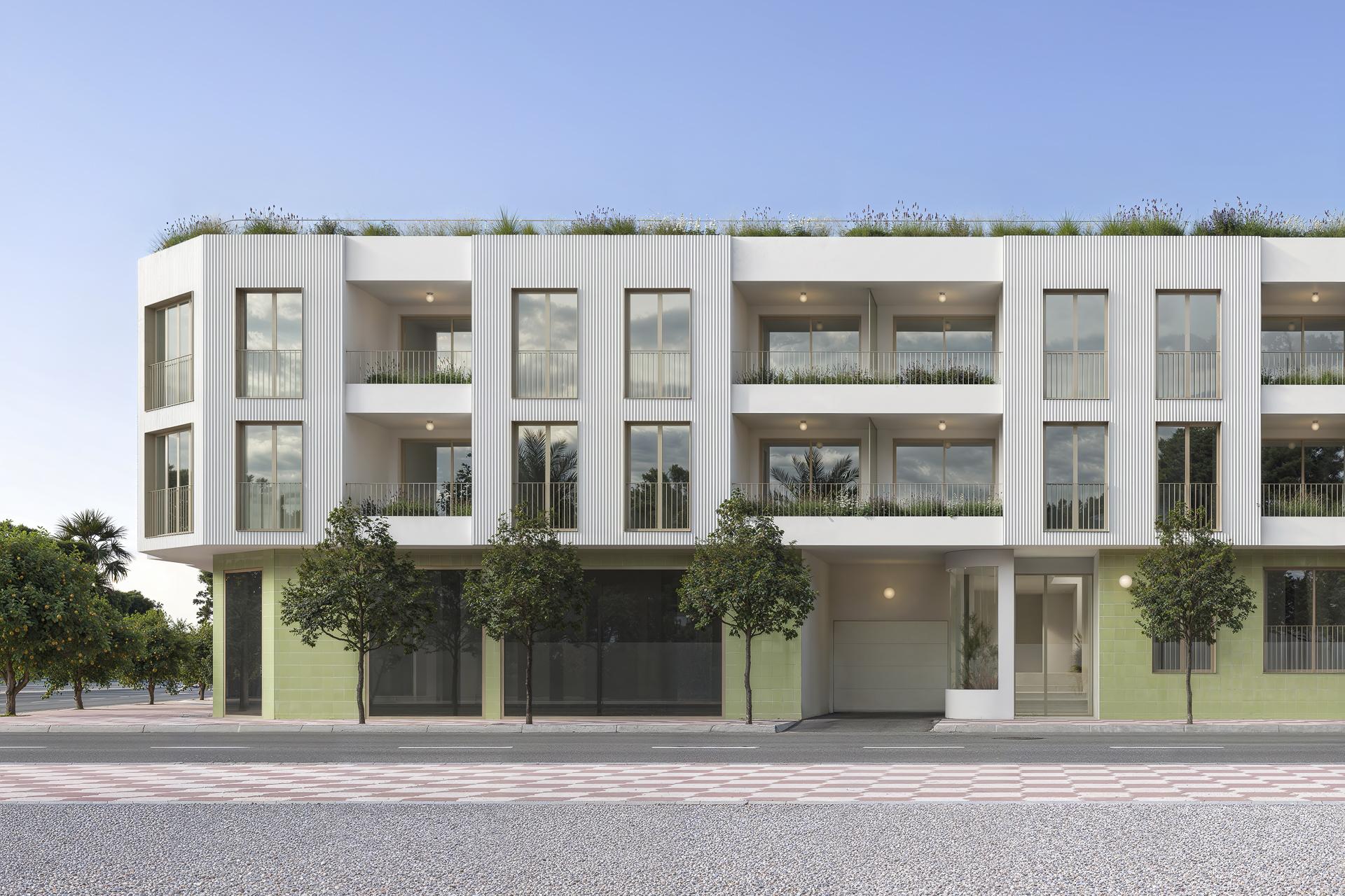 Communal pool in new-build residential development, Jacarilla