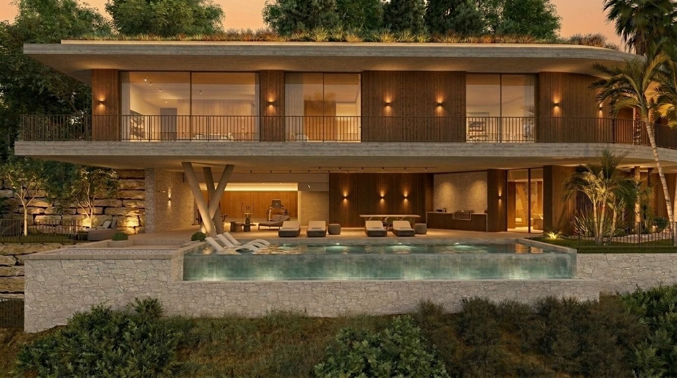 Bathroom with fitted units in 4-bedroom villa, Montemayor-Marbella Club