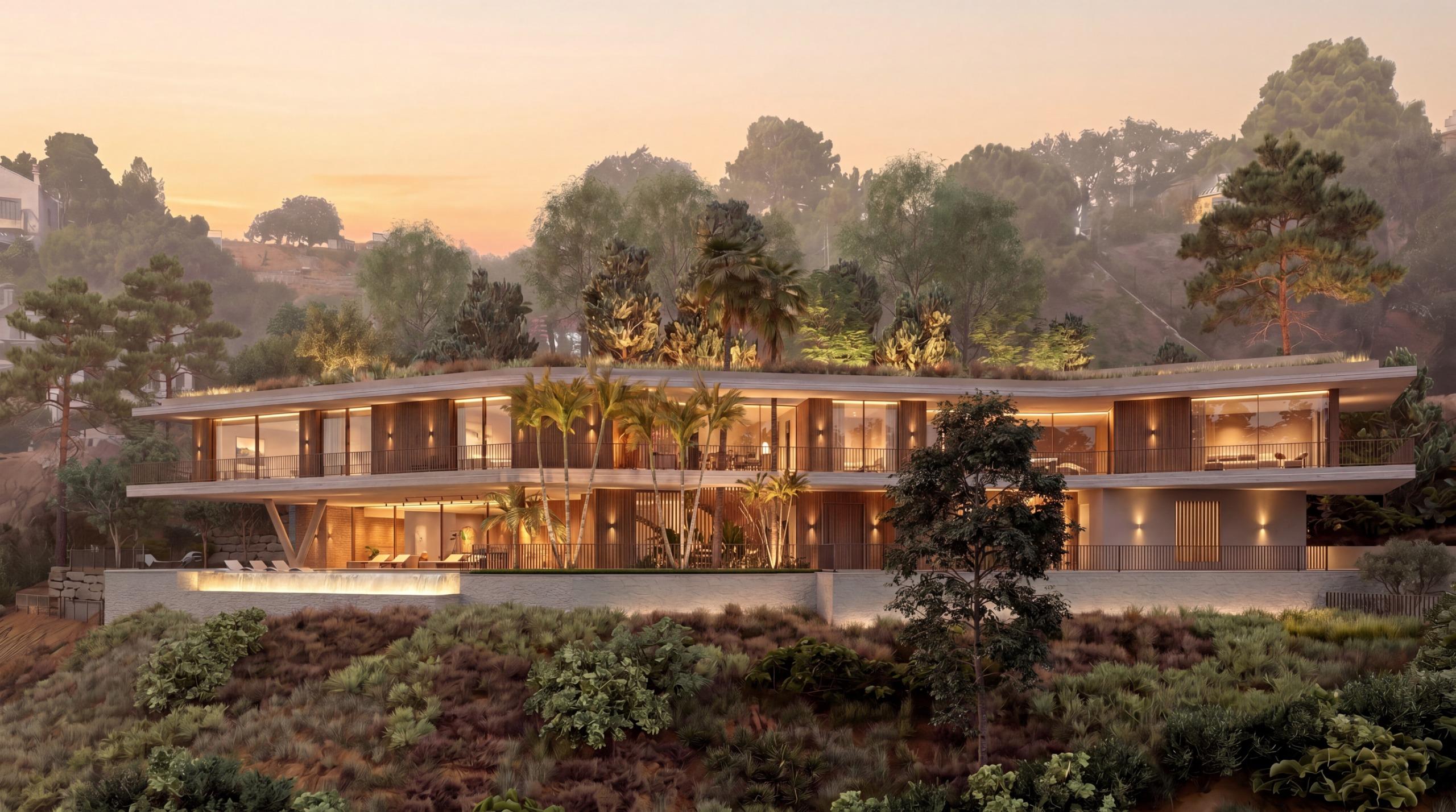 Floor plan of 4-bedroom new-build villa, Montemayor-Marbella Club, Benahavis