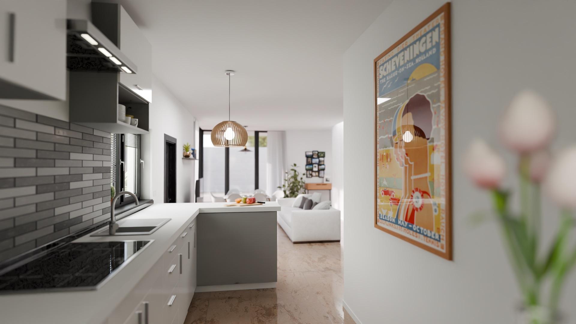 Private garden on 304 m2 plot of new-build detached villa, Monte y Mar, Gran Alacant