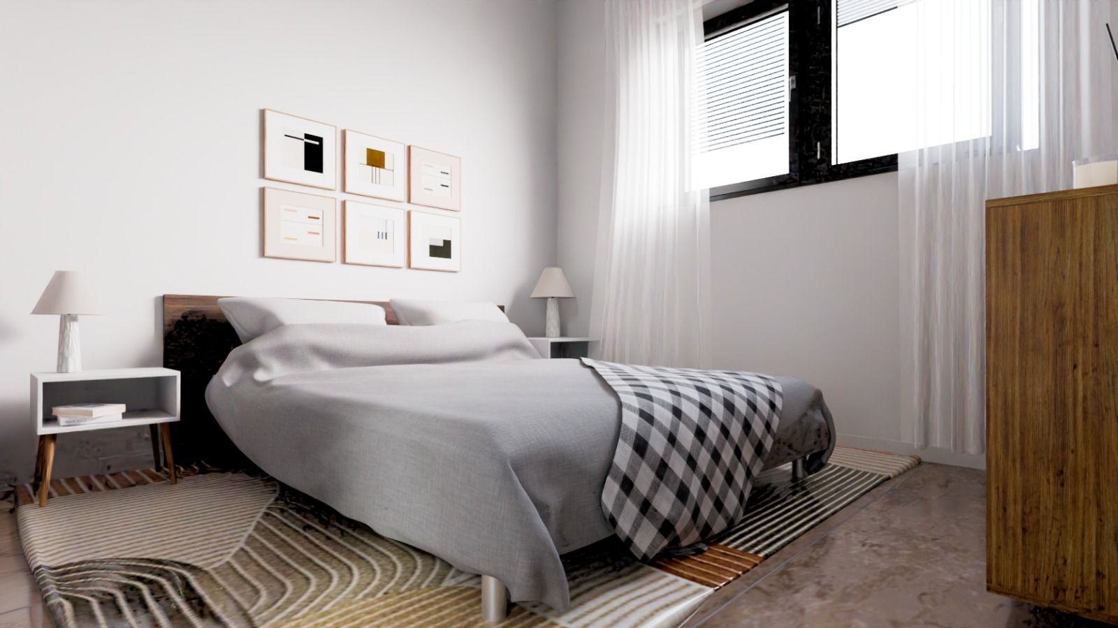Third bedroom in 4-bedroom new-build villa, Monte y Mar, Gran Alacant