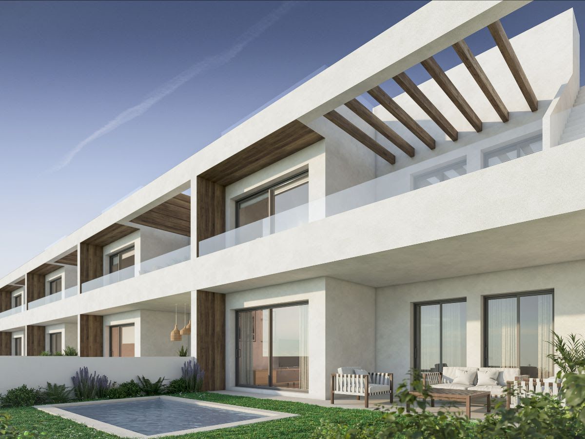 Community garden in new-build development, Acequion, Torrevieja