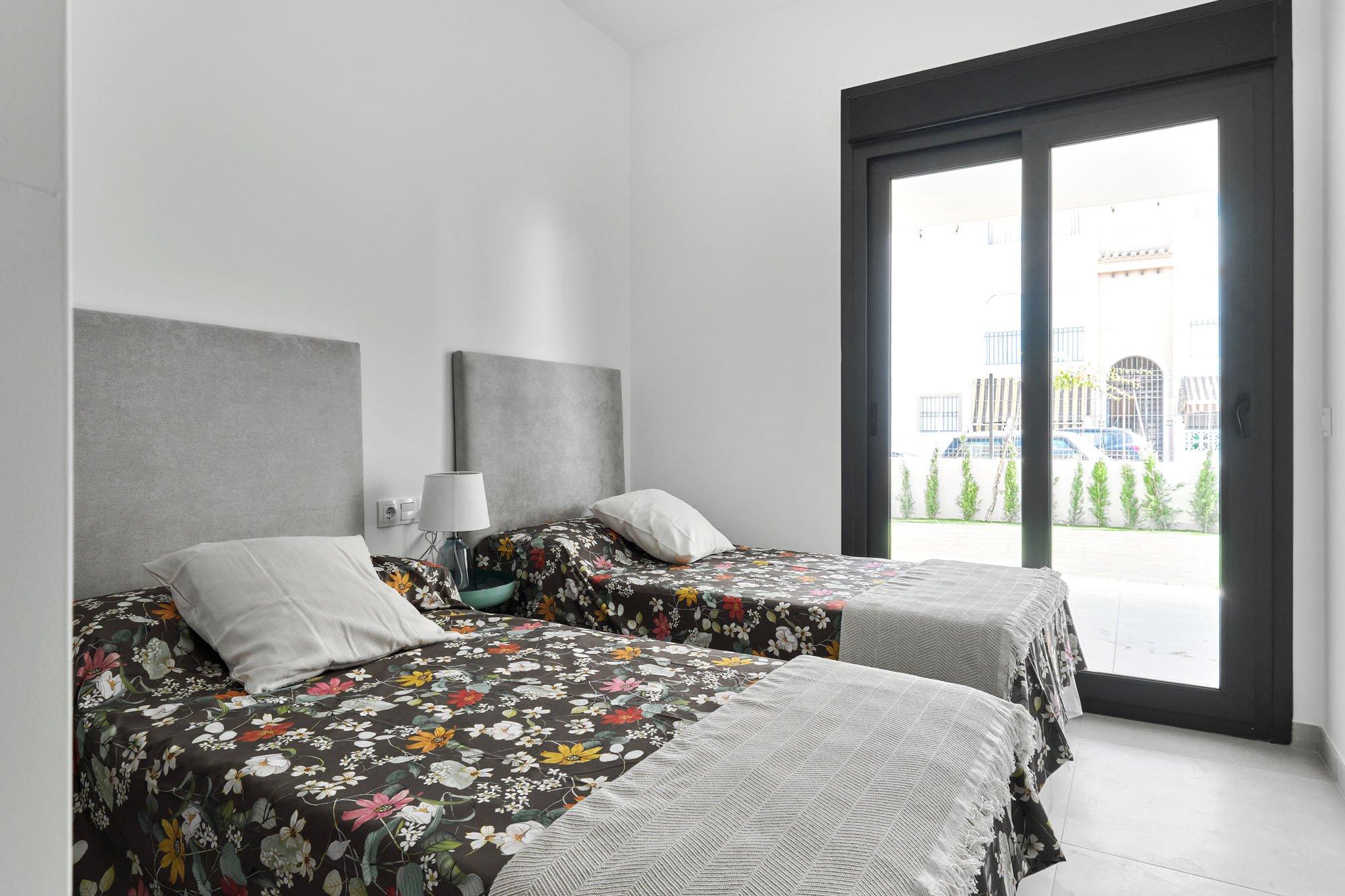 Pool surround and sun terrace, residential complex, Acequion