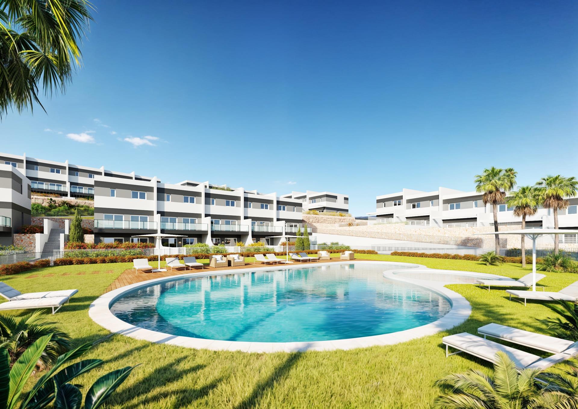 Third bathroom, 3-bedroom new-build townhouse, Balcón de Finestrat, Finestrat