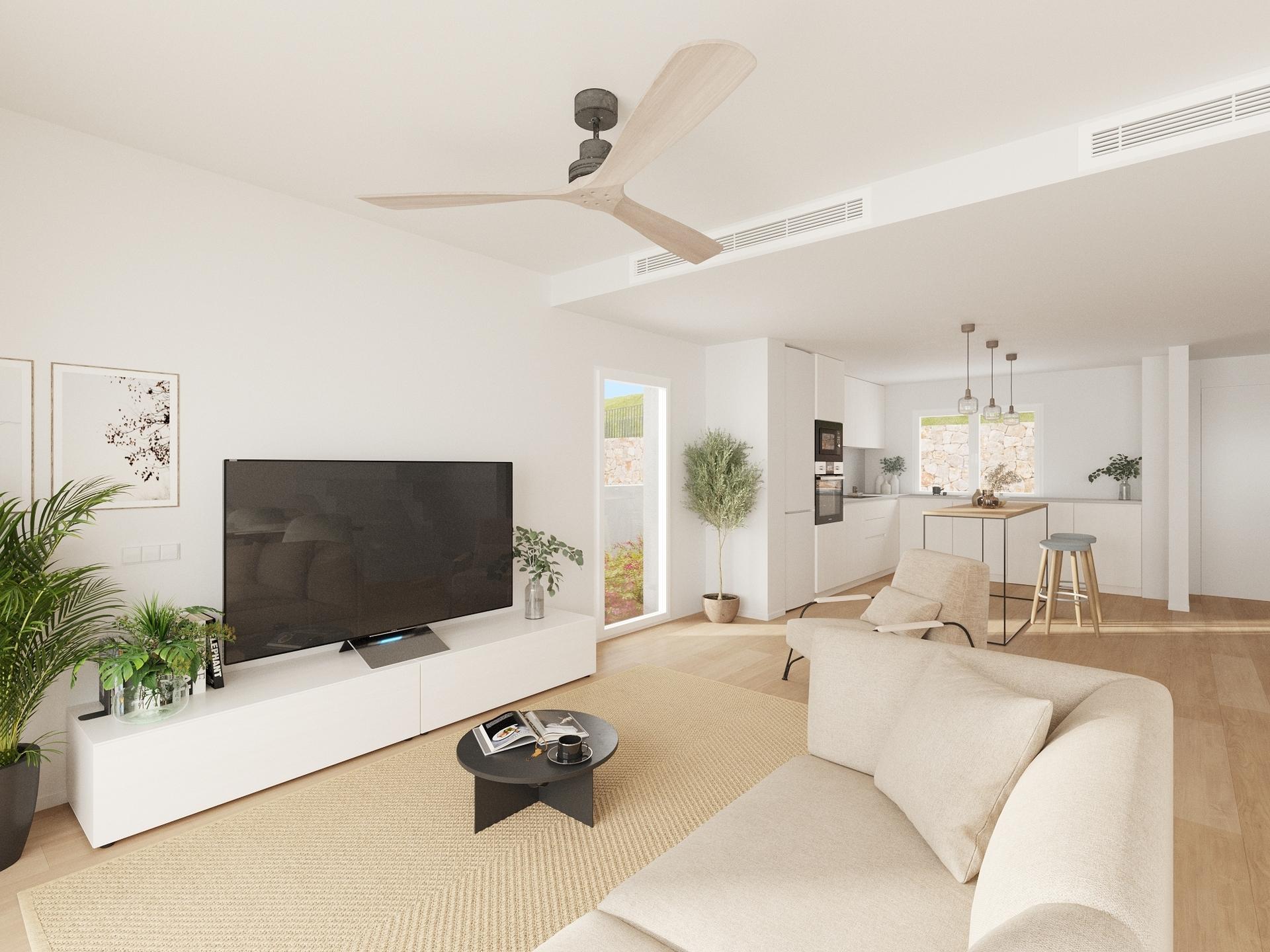 Garden and terrace outdoor space, ground-floor townhouse, Balcón de Finestrat