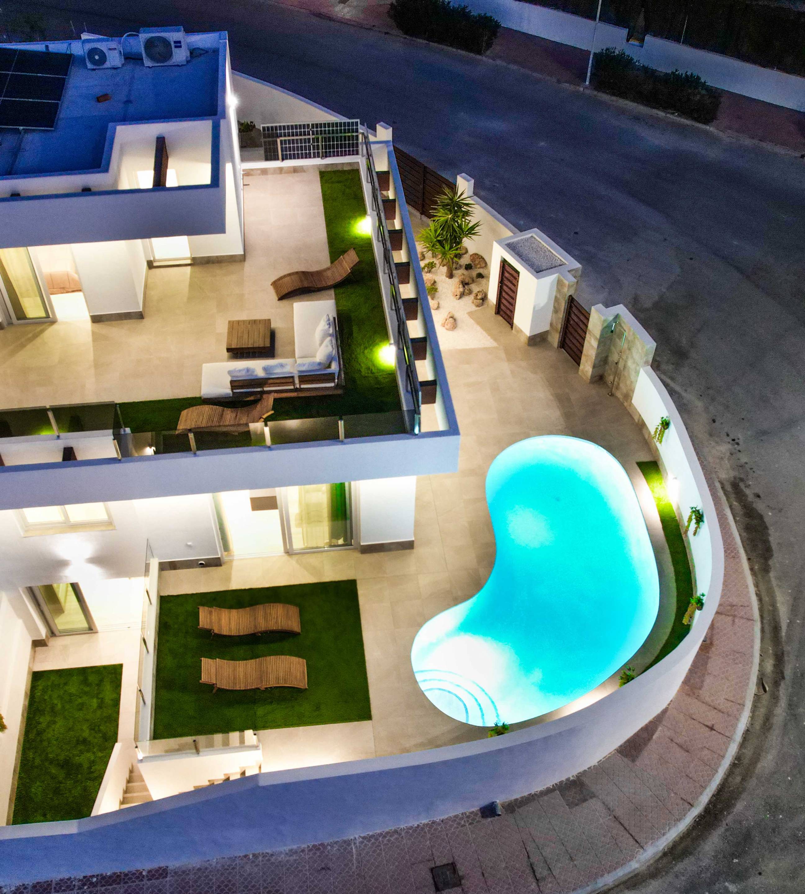 Ceiling height and interior finish in new-build villa, La Marquesa, Rojales