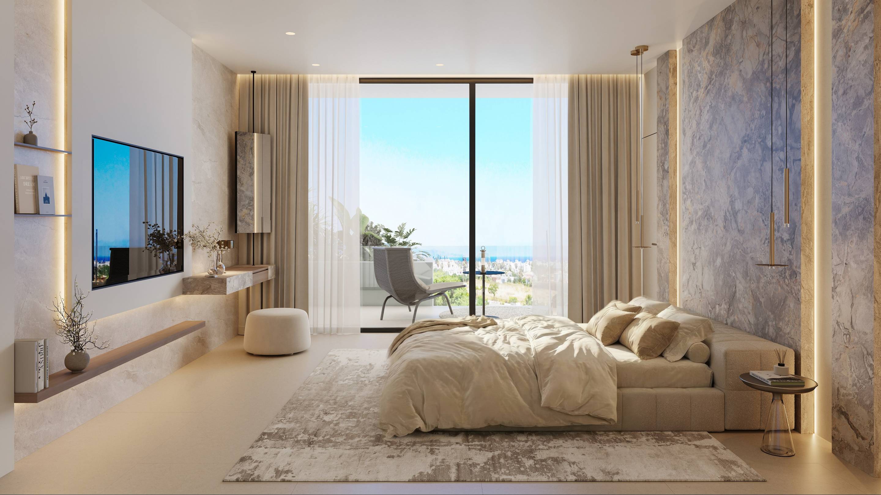 Rooftop solarium with open sky views, new-build villa, San Pedro, Marbella
