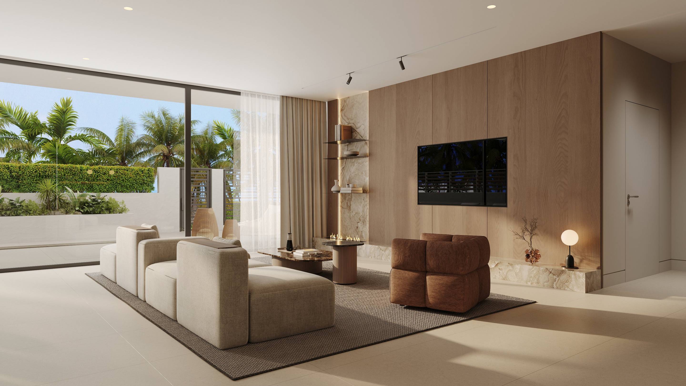 Bedroom 5 interior in 5-bedroom new-build villa, San Pedro, Marbella