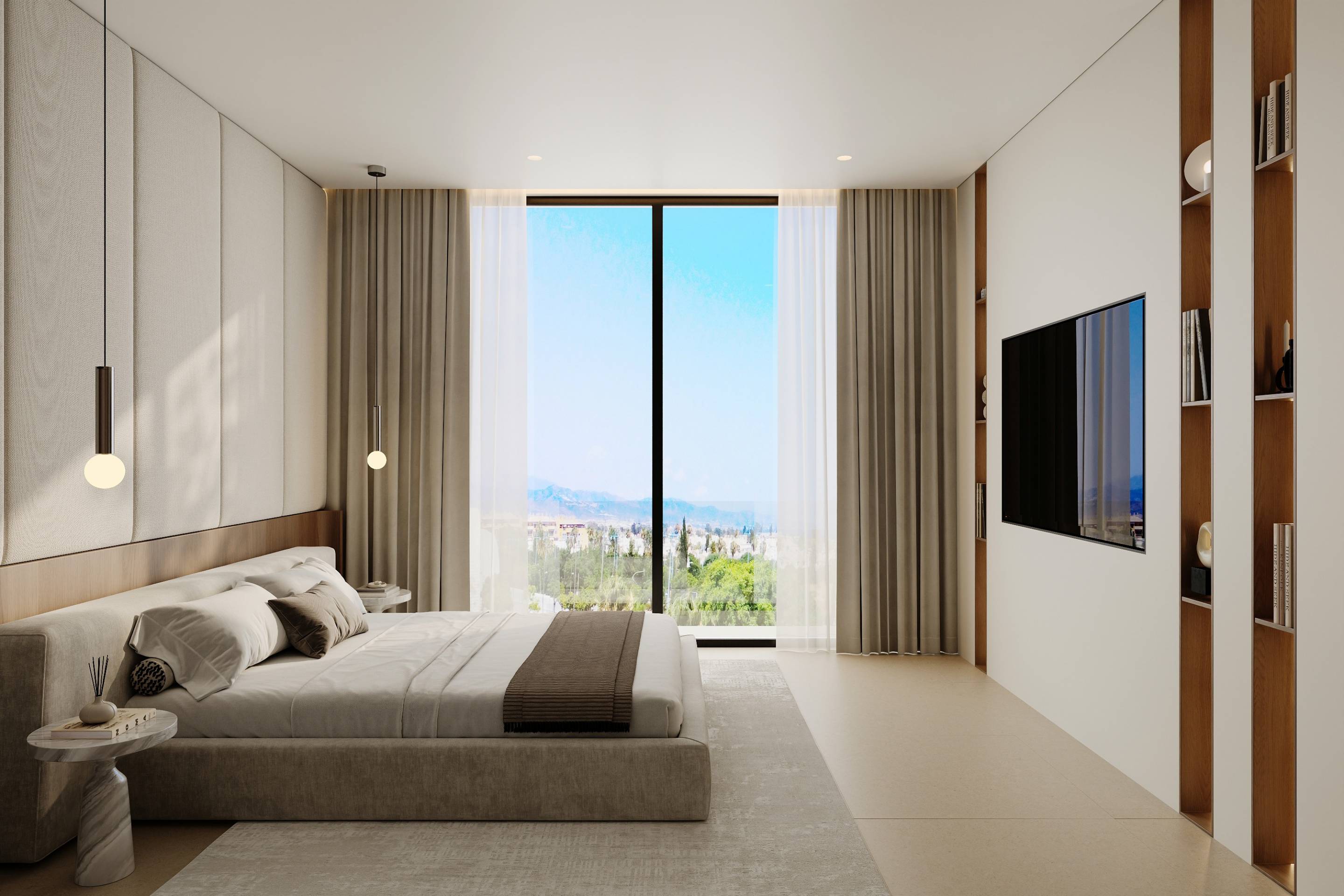Lower ground floor living space in new-build villa, San Pedro, Marbella