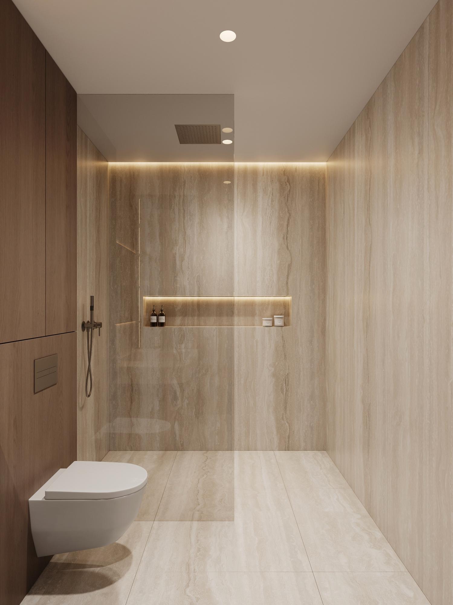 CGI render of kitchen, new-build villa, San Pedro, Marbella