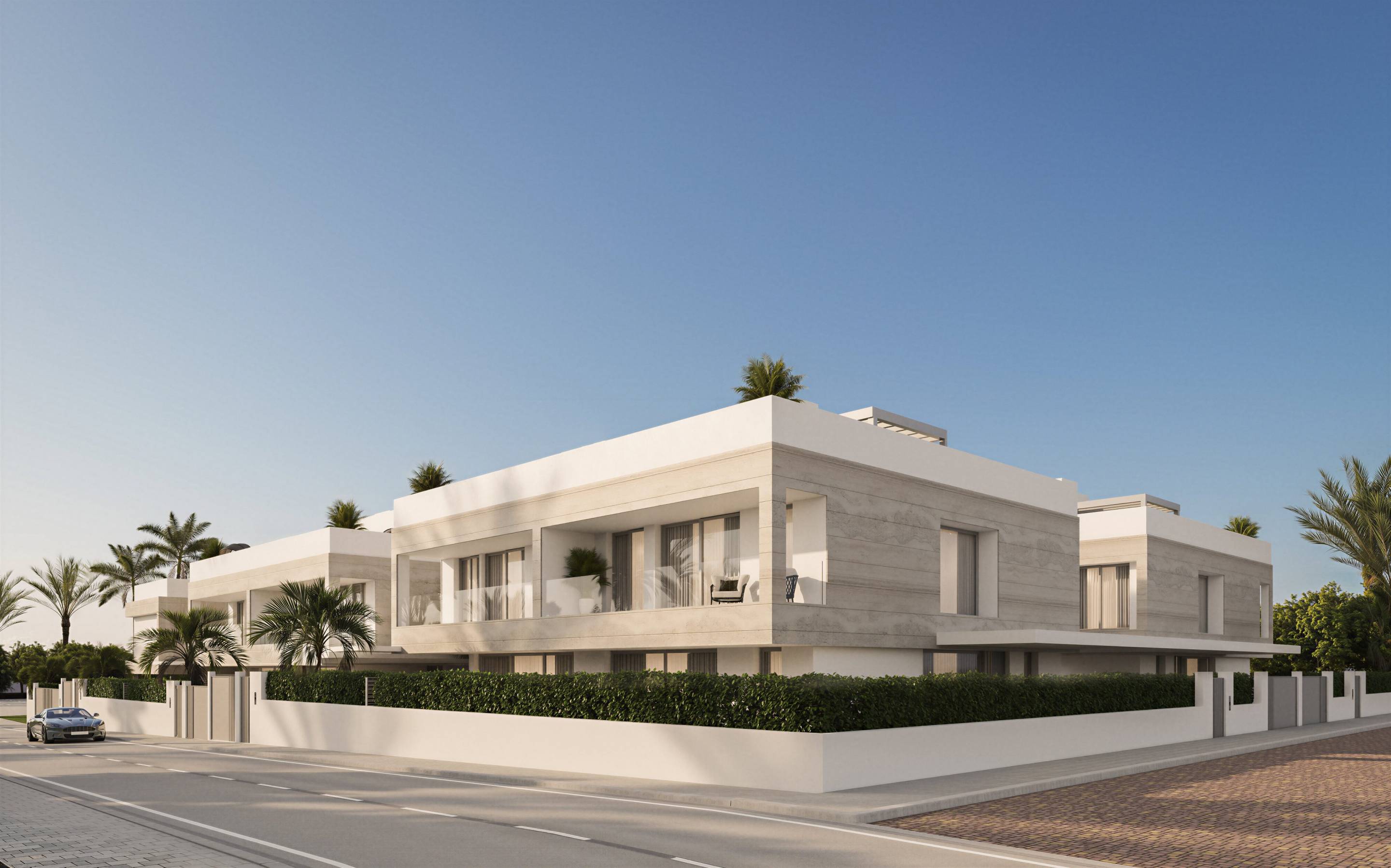 Master bedroom with en-suite access, 5-bedroom new-build villa, San Pedro