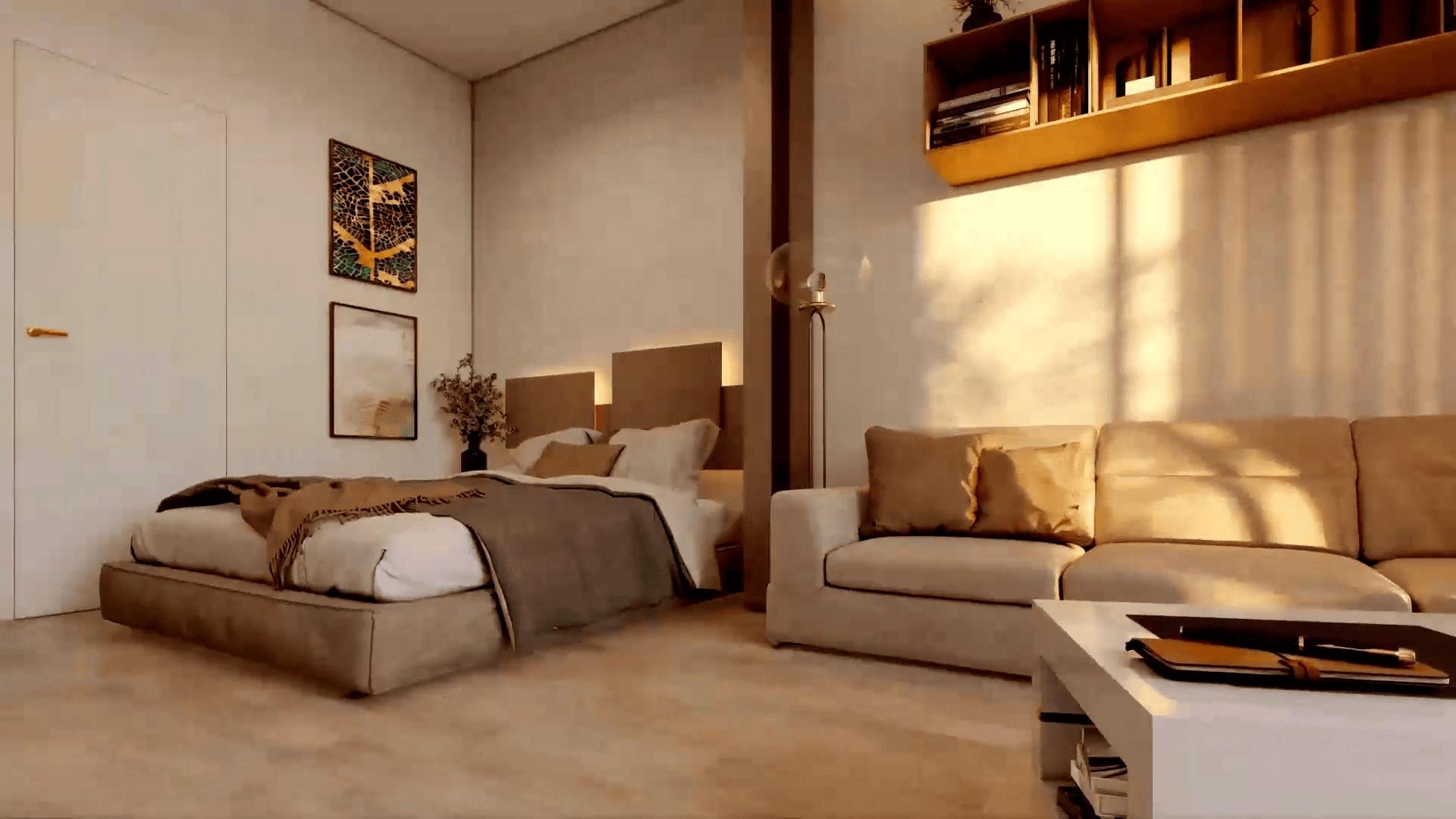 Basement storage rooms available to residents of the development