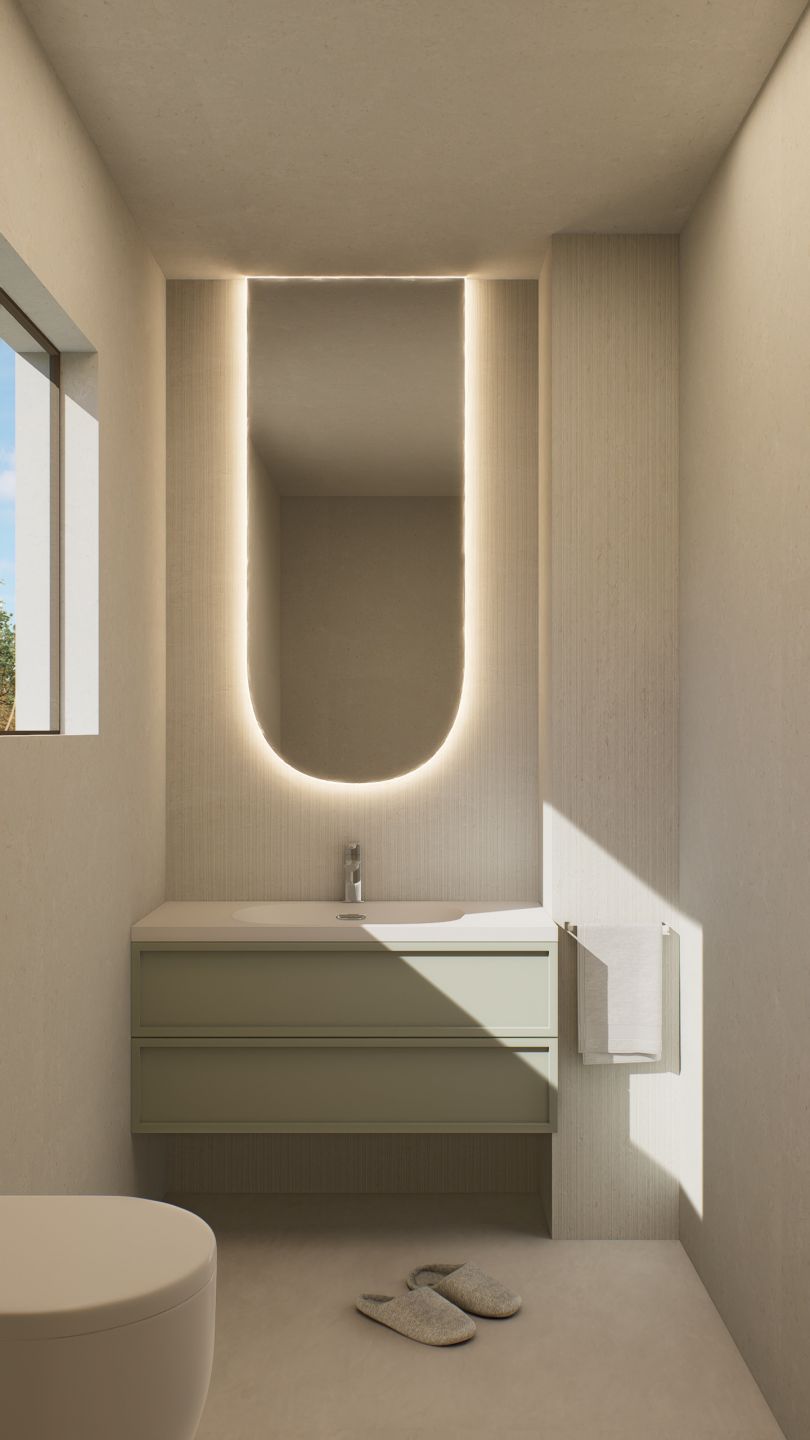 Private garage interior in single-storey 2-bedroom villa, Monte y Mar