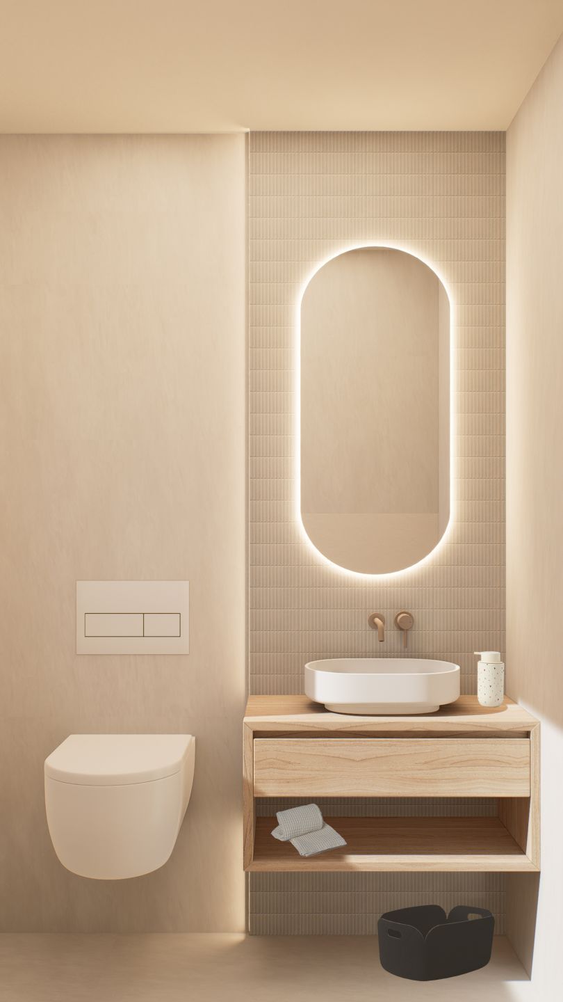 Shower room with tiled walls in 2-bedroom villa, Monte y Mar, Gran Alacant
